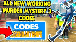 Currently, there is no available code. Murder Mystery 3 Codes Roblox 2020 Qnnit