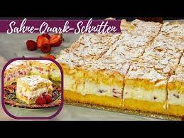 schnelle und einfache sahne quark schnitten mit erdbeeren und himbeeren blechkuchen youtu blechkuchen einfach kuchen und torten blechkuchen einfach schnell
