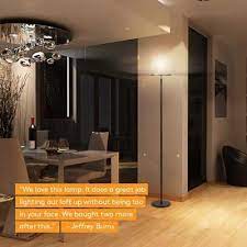 An led floor lamp with a dimmer option can provide enough light for reading without being too bright to wake your husband. Top 10 Best Floor Lamps In 2021 Reviews Cool Floor Lamps Torchiere Floor Lamp Floor Lamp