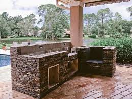 Our designers assist in carefully selecting materials for the cabinet, countertop and backsplash that will blend with. Outdoor Kitchens Art Of Natural Stone Jacksonville Fl Stone Work Outdoor Kitchen Build Outdoor Kitchen Outdoor Patio