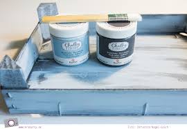 Mit dieser anleitung zum shabby chic selber machen, verwandeln sie europaletten in einen angesagten couchtisch. Diy Shabby Chic Tablett Selber Machen Aus Obstkiste Mrsberry Kreativ Studio