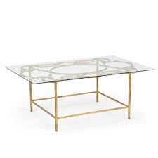 Positioned on a zebra cowhide rug, a round gold moroccan style coffee table is placed in front of an. Coffee Tables By Chelsea House Warehouse Direct Furniture