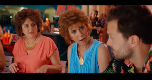 It's a nice treat to see visors being worn on a boardwalk for sun protection and not, like, for stopping coronavirus droplets. Barb And Star Go To Vista Del Mar 2021 Cast Release Date Plot Budget Box Office