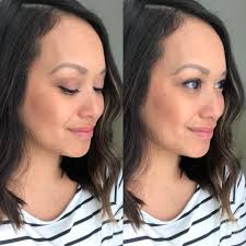 Full-face makeup with nars foundation and terry lipstick