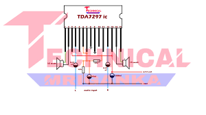 The heart of this circuit is a tda7297 amplifier ic. Tda7297 Ic Wiring Details