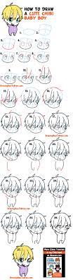 First draw a circle draw a line straight down the middle of the circle, then two straight across the middle of the line. How To Draw A Cute Chibi Boy Easy Step By Step Drawing Tutorial For Kids Beginners How To Draw Step By Step Drawing Tutorials