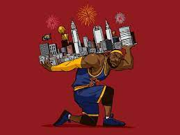 Lebron James Illustration For Bleacher Report Lebron James Lebron James Wallpapers Nba Lebron James
