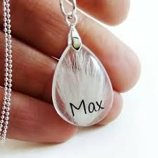 Each necklace is made to order and has been designed and handmade via means of professional artists which makes it look charming and precious. Pet Hair Keepsake Name Necklace Custom Dog Cat Memorial Locket Keyring Jewellery Ebay