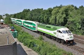 Burlington Ontario Canada Go Transit Train Train Journey