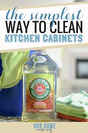 When giving your kitchen a fresh new look, you don't have to pitch the old here is all you need to clean your kitchen clean cabinet hardware and hinges just like i did. The Simplest Way To Clean Kitchen Cabinets Our Home Made Easy