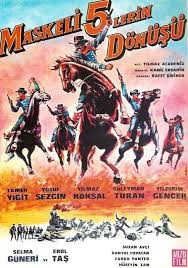Maskeli Beslerin Donusu 1968 Yonetmen Yilmaz Atadeniz Erol Tas Tamer Yigit Yilmaz Koksal Yusuf Sezgin Yildirim Eski Film Afisleri Film Posteri Film Afisleri