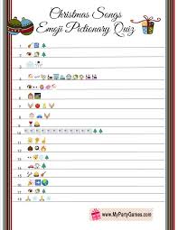 Don't forget to visit our pub quiz section where you will find the ultimate quizzes, questions and answers, and pub team name ideas. Free Printable Christmas Songs Emoji Pictionary Quiz Christmas Song Games Christmas Gifts For Teenagers Printable Christmas Games
