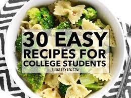 Healthy student meals and healthy dorm recipes that are quick college. 30 Easy Recipes For College Students Budgetbytes Com