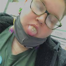 Rune, 19: "Hello! I'm Rune and I'm 19 years old. I came out as trans in  Feb. 2017 and came out to my family shortly afterwards. They were not  accepting and they