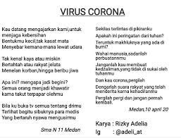 Buatlah Puisi Tentang Virus Corona Sebanyak 10 Bait Brainly Co Id