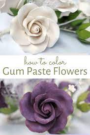 Color you gumpaste with the gel paste color. How To Color Gum Paste Flowers Decorated Treats
