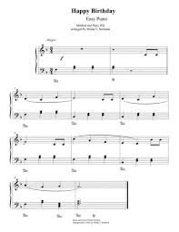 Free printable sheet music for happy birthday for beginner/level 1 piano solo. Happy Birthday Easy Piano By Mildred And Patty Hill Digital Sheet Music For Piano Reduction Sheet Music Single Download Print S0 179857 Sheet Music Plus