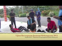 Tips ujian kecergasan jasmani kebangsaan (ukjk). Ujian Kecergasan Jasmani Kebangsaan Youtube