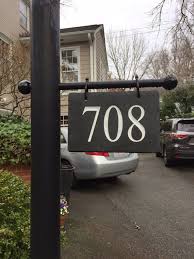 See example sheet on the right. Hanging House Numbers Mailbox Lamppost Carved Stone Address Etsy In 2021 Address Plaque House Numbers Lampost