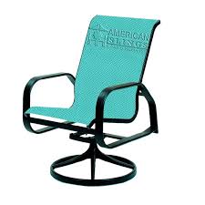 Mainstays turquoise stripe 43 x 20 in outdoor patio chair cushion com. Swivel Rocker Sling Winston American Slings