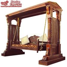 Wooden decor, home and country house decoration, rustic decor and more. Teak Wood Maharaja Swing For Home Decor Mandap Exporters