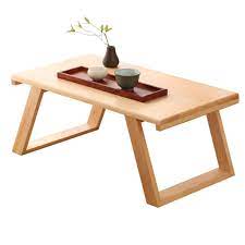 Japanese style tea table folding coffee table solid wood minimalist tiny space. Coffee Tables Table Small Japanese Style Solid Wood Balcony Modern Minimalist Mini Platform Tea Table Tatami Low Table Pedestal Tables Color Brown Size 503024cm Buy Online In Antigua And Barbuda