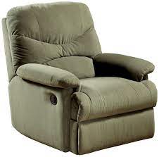 There's only one satisfactory kick your shoes off, put your feet up and lean back in your new, plush leather recliner. Cozy Plush Microfiber Recliner Sage Green Chair Comfortable Furniture New Recliner Chair Plush Recliner Adjustable Chairs