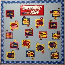 Superhero Classroom Jobs Super Hero Theme Superhero Classroom Superhero Classroom Decorations Classroom Jobs