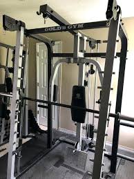 like new golds gym platinum home includes smith machine