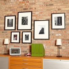 Modern interior design emphasizes strong lines, a lack of ornamentation and minimal texture; Gallery Wall For Home Office Modern Home Office Chicago By Change Of Art Houzz