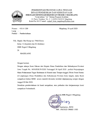 Contoh surat pemberitahuan dari sekolah ke wali murid 14. Surat Pemberitahuan Perpanjangan Kbm Daring Smk Negeri 3 Magelang