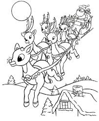 Free printable rudolph coloring pages for kids. Cute Christmas Reindeer Coloring Pages Novocom Top