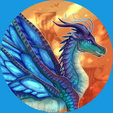 Wings Of Fire Blue Poster Wings Of Fire Dragons Wings Of Fire Fire Drawing