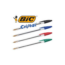 Léger et capable d'écrire en moyenne 3 km de long, ce stylo, entièrement fabriqué en france, est. Stylo Bic Cristal Bleu Rouge Noir Vert Pas Cher Surdiscount