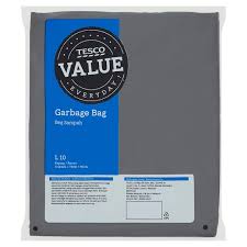 Tesco Everyday Value Garbage Bag L 0 01mm X 74cm X 90cm 10 Pieces Tesco Groceries