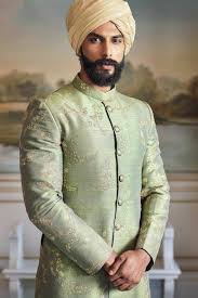 Sabyasachi Inspired Sherwani Men S Wedding Outfits Groom Dress Men Wedding Outfit Men Sherwani For Men Wedding