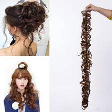 Women Lady New Pony Tail Hair Extensions Bun Hairpiece Scrunchie As Human Long Ponytail Hairstyles Ponytail Hair Piece Hair Pieces