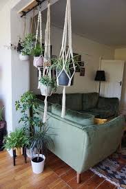 Hanging House Plants An Ikea Hack Ukhomebloghop Bohemian Living Room Decor Bohemian Living Rooms Decor