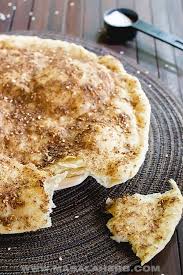 Zaatar Bread Is A Soft Flatbread Topped With A Zaatar Seasoning Mixed With Olive Oil Paste Which Is Then Baked Like A Flatbread Recipes Zatar Recipes Recipes