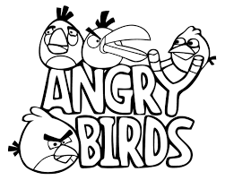 Kamikaze birds against the pigs. Angry Birds Free To Color For Children Angry Birds Kids Coloring Pages