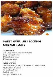Grandma S Secret Recipes In 2021 Sweet Hawaiian Crockpot Chicken Recipe Chicken Crockpot Recipes Chicken Dishes Recipes