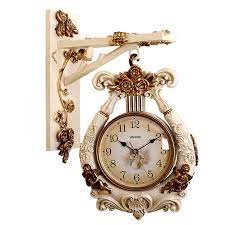 Best large double sided station clocks | kims home ideas. European Double Sided Wall Clock Living Room Creative Mute Two Sided Clock Modern Retro American Fashion Home Wall Clock Wall Clocks Aliexpress