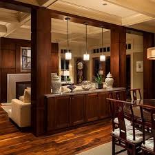 Half Wall With Column Design Ideas Pictures Remodel And Decor Home Remodeling Dining Room Design Home Decor