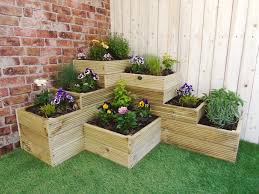 Ounona planter flower plant pots fairy garden pot with sweet house (orange). Xl Mountain Steps Decking Corner Planter Milton Keynes