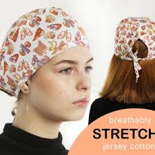 Women's Unique Surgical Scrub Cap. Euro Style Surgery Hat. Nurse. Surgeon.  Technician. Anesthesiologist. Veterinarian. Organs. Anatomical.