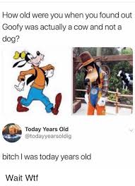 It's not unlikely that the orginal intended use for holes in cutting boards was in fact for putting food through. How Old Were You When You Found Out Goofy Was Actually A Cow And Not A Dog Today Years Old Bitch I Was Today Years Old Wtf Meme On Me Me