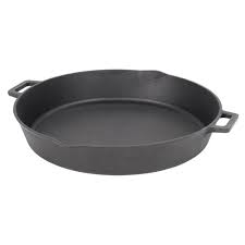 Bayou Classic 16 In Cast Iron Skillet In Black 7439 The Home Depot Bayou Classic Cast Iron Cookware Cast Iron