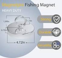 Magnetpro Fishing Magnet, Over 1700 Lbs Pulling Force Strong Neodymium  Magnet Heavy Duty, Rare Earth Magnets with Eyebolt, Diameter 4.72 inches  for ...