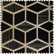 Black And Gold Fabric Upholstery Vegas Black Gold Shiny Geometric Cube Design Soft Chenille Upholstery Fabric Jo 246 Modern Upholstery Fabric Upholstery Fabric Modern Upholstery