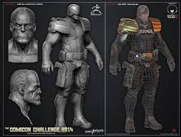 Judge Dredd Construction Shot By Stepanchikov On Deviantart Judge Dredd Comic Face Challenges